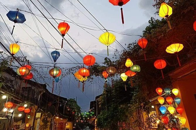 Marble Mountain, Basket Boat,Hoi An Walking Tour,Boat Ride,Night Market,Lanterns - Evening Delights – Lanterns and Night Market