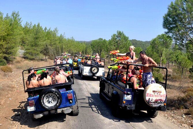 Marmaris Jeep Safari Tour With Waterfall and Water Fights - Waterfall Visit: A Natural Highlight