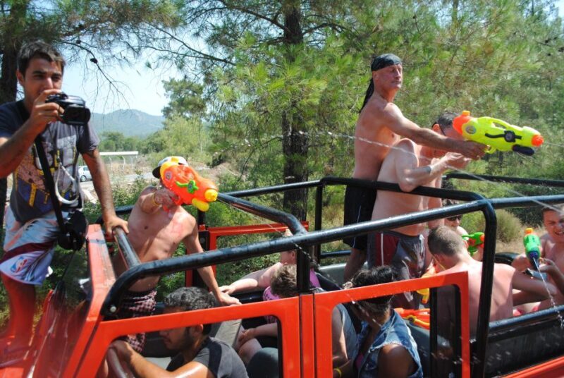 Marmaris Jeep Safari Water Fight, Colour and Foam Party - What the Tour Encompasses