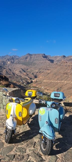 Maspalomas: tour of the Ayagaures on old electric scooters - Key Points