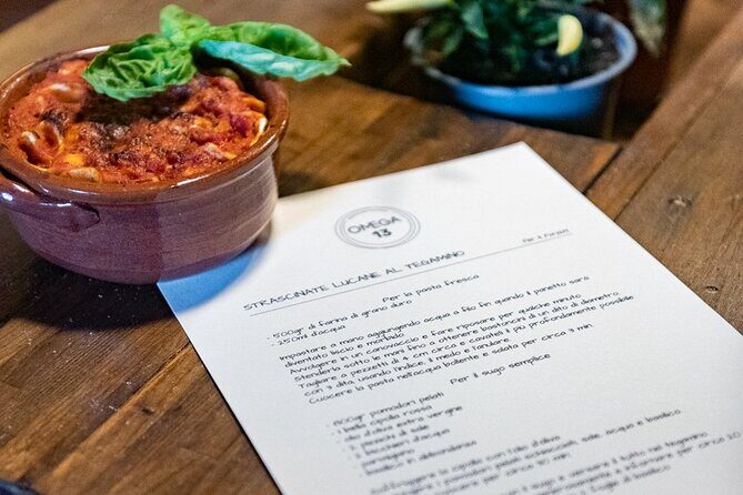 Matera: Pasta Cooking Class Old Farmer Style in a Sassi Cellar - The Cultural and Social Aspect