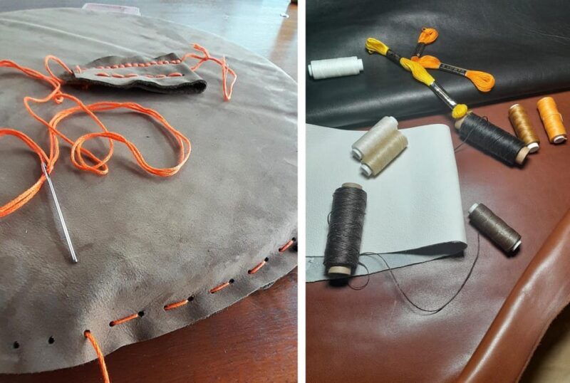 Matosinhos, Porto: Leather Side-Table Workshop - 11 Dec 2024 - A Closer Look at the Experience