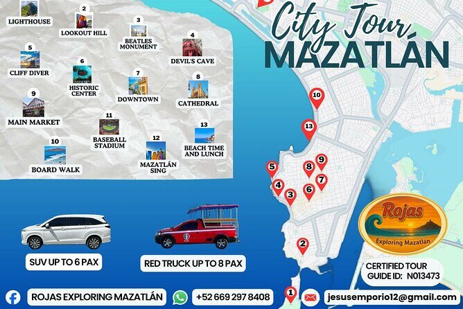 Mazatlán City Tour The best Shore Excursion for Cruisers 6 people - A Detailed Look at the Mazatlán City Tour