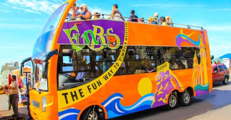 Mazatlán: Double-Decker Bus, Cliff Diving & Walking Tour - Key Points
