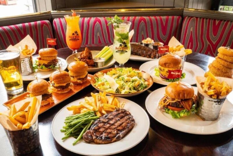 Meal at Hard Rock Cafe Orlando at Universal CityWalk - An Authentic Music and Food Experience