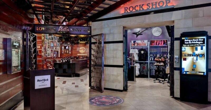 Meal at the Hard Rock Cafe Hollywood Florida - Key Points