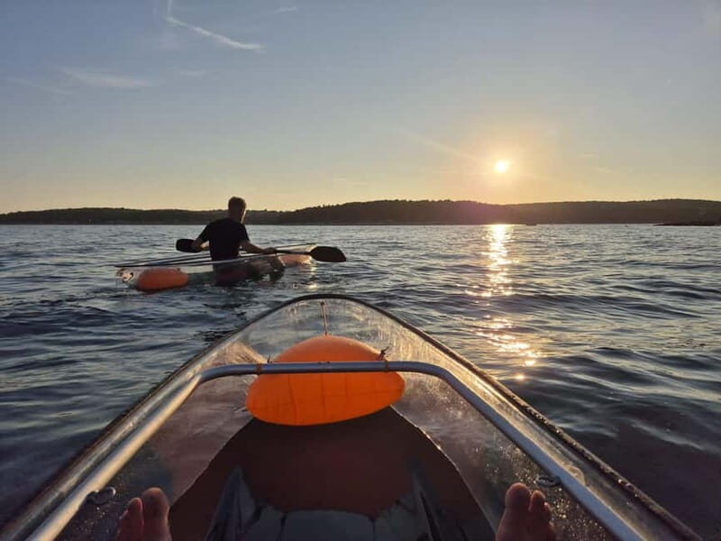 Medulin: Sunset & Night Glow: Transparent Kayak Tour - Key Points