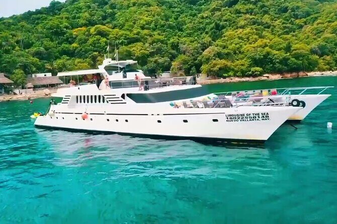 Mega Yacht ALL INCLUSIVE Yelapa Waterfall & Snorkeling Adventure - Key Points