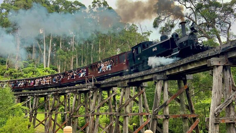 Melbourne: Half-Day Puffing Billy Steam Train Experience - Scenic Forests and Iconic Bridges
