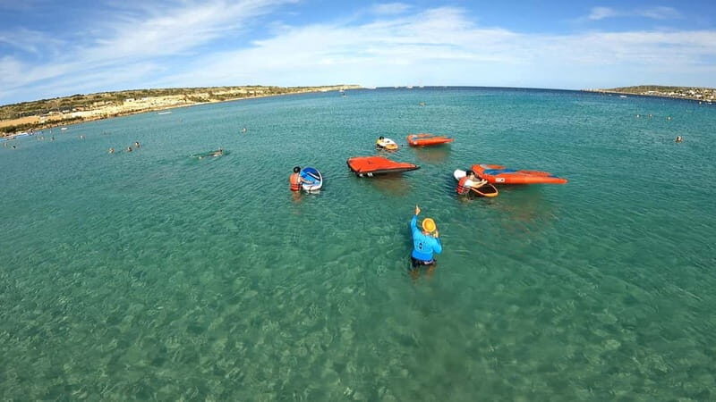 Mellieha Bay: Wing Foiling Lesson - The Value of Small Group Instruction