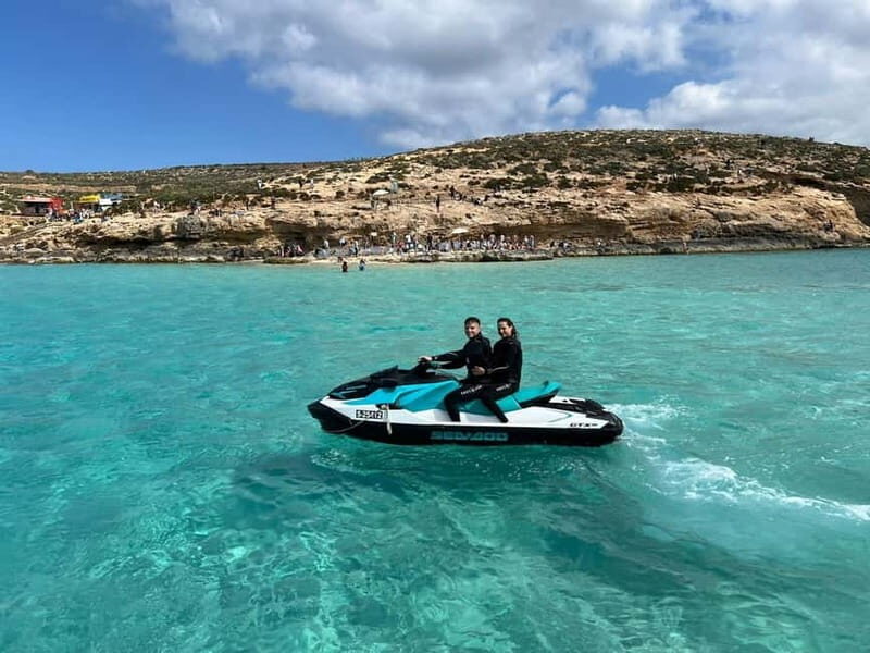 Mellieha: Comino and Blue Lagoon Jet Ski Safari Tour at 3 PM - The Sum Up
