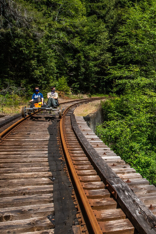 Mendocino County: Railbiking Tour Along the Noyo River - Key Points