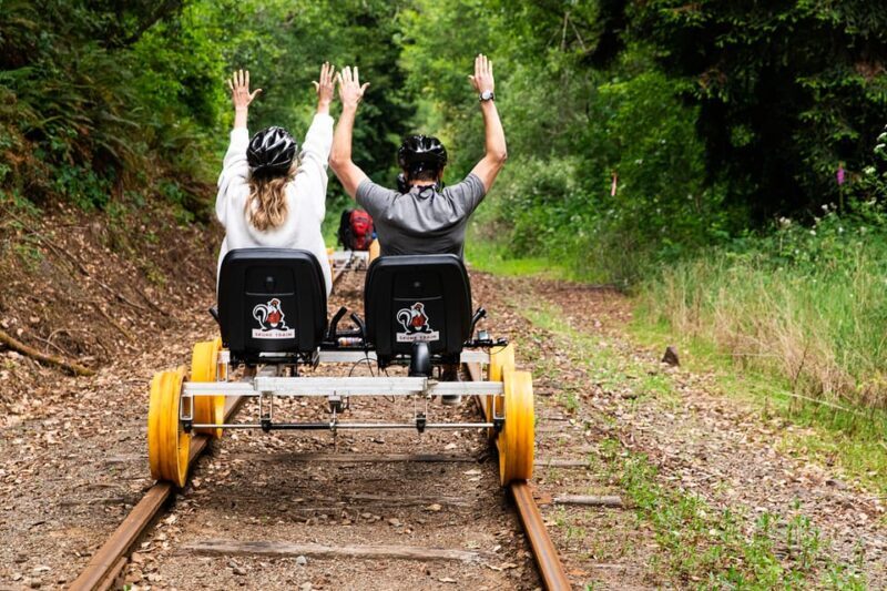 Mendocino County: Railbiking Tour Along the Noyo River - Authentic Experiences and Reviewer Insights