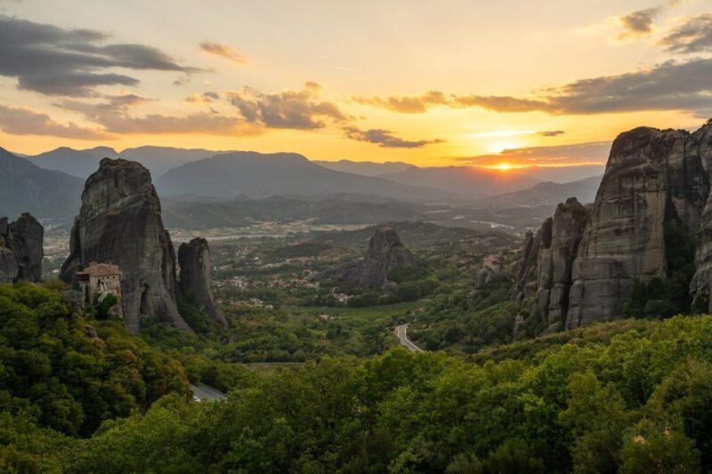 Meteora Evening Tour with Breathtaking Sunset View - Visiting the Monastery