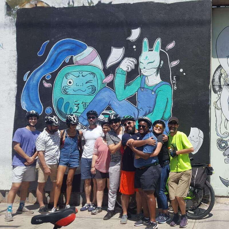 Mexico City Grafitti & Street art bike tour, find hidden gem - Exploring Roma: A Blend of Eclectic Styles