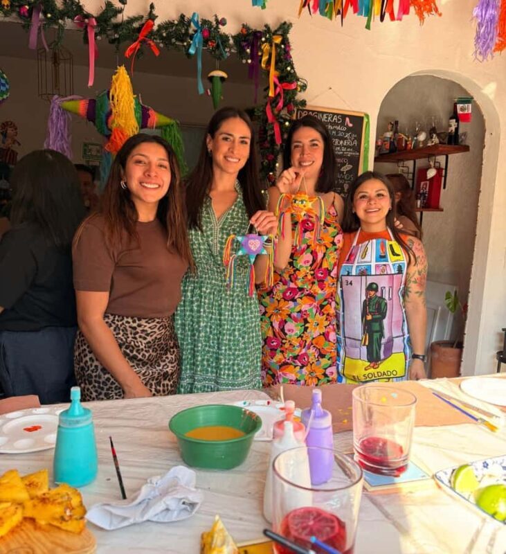 Mexico City: Piñatas from Scratch Workshop with Snacks - The Workshop in Detail