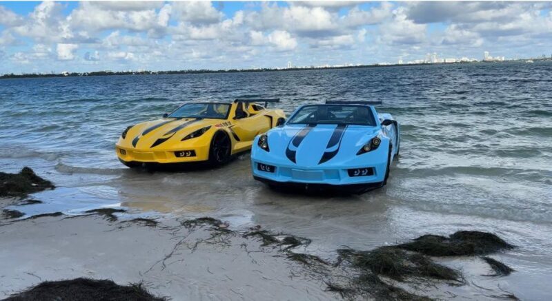 Miami Beach 1-HOUR JETCAR RIDE PLUS FREE 1-HOUR BOAT TOUR - An In-Depth Look at the Jetcar & Boat Combo in Miami Beach