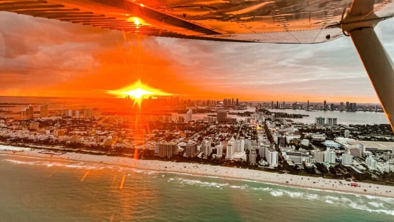 Miami Beach: Private Romantic Sunset Flight with Champagne - FAQ