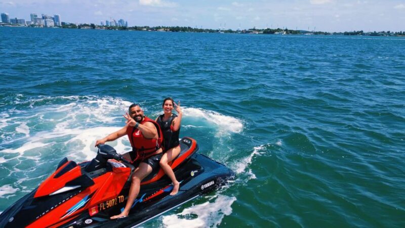 Miami: Biscayne Bay Jet Ski Rental & Free Boat Ride - Key Points