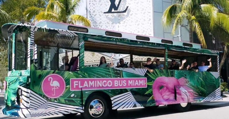 Miami Bus Tour Flamingo Open Air Trolley Bus Tours City Tour - Key Points