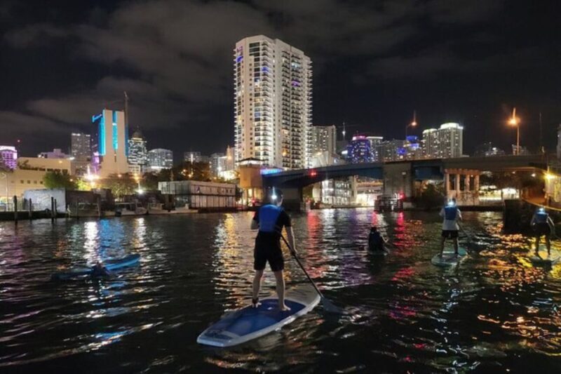 Miami: City Lights SUP or Kayak Night Tour - Key Points