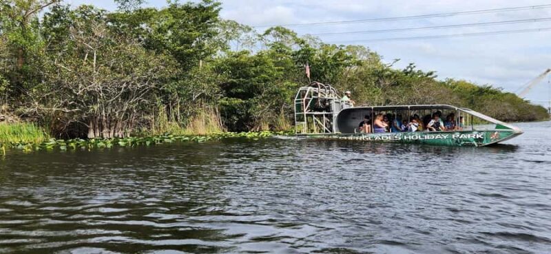 Miami: Everglades Airboat, Gator Encounter & Bus Transfer - Key Points