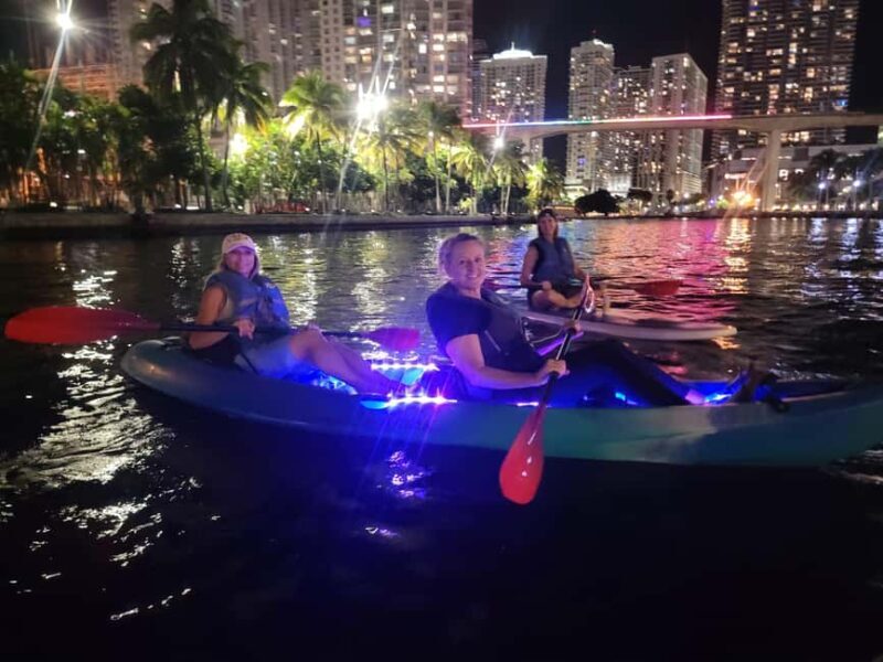 Miami: Guided LED-Lit Kayak Night Tour - An Authentic Water Perspective on Miami’s Nightlife