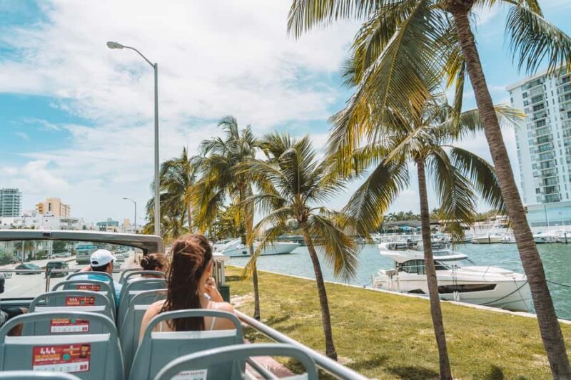 Miami: Hop-on Hop-off Open-top Bus Tour with Optional Cruise - Key Points