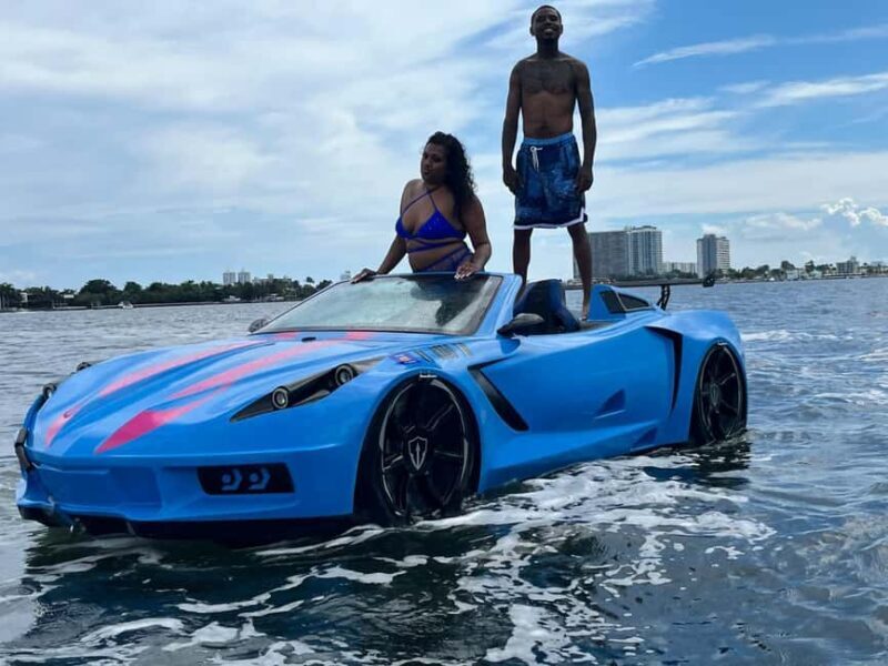 Miami JetCar: 1 Water JetCar Rental | 1h - Key Points