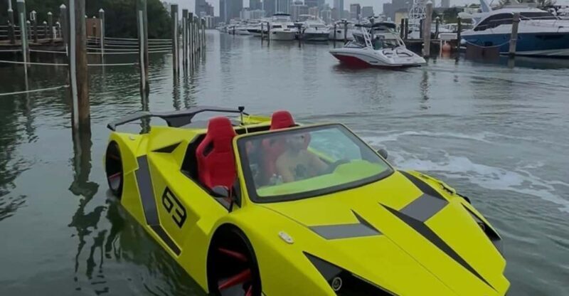 Miami: Jetcar experience, hourly jetcar rental - The Itinerary in Detail