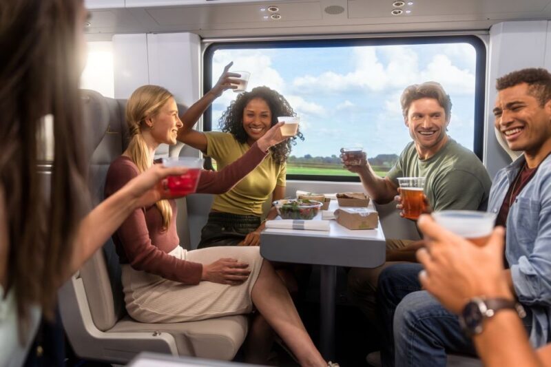 Miami or Ft Lauderdale: Train Transfer to Orlando Airport - The Food and Beverage Options