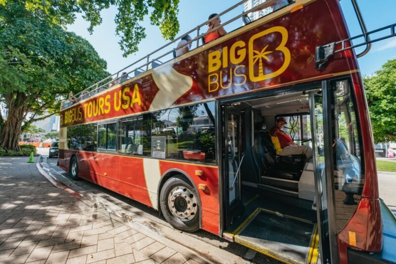 Miami: Panoramic Open-Top Bus Tour & Biscayne Bay Cruise - Key Points
