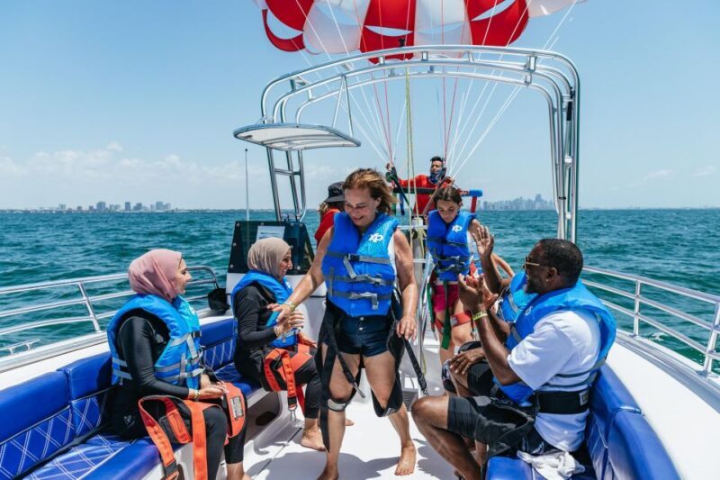 Miami: Parasailing Experience in Biscayne Bay - The Return and End of the Tour