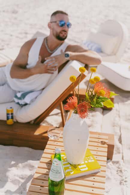 Miami: Private Beach Lounge and Picnic Set Up - Key Points