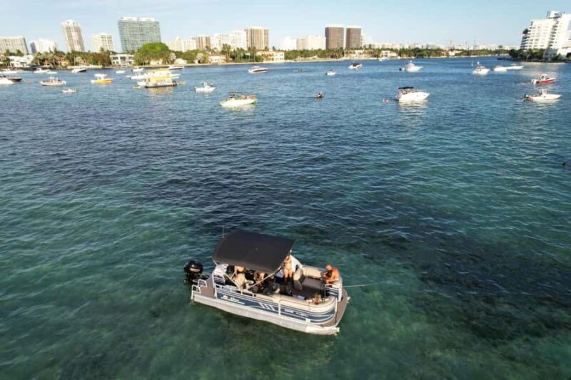 Miami: Private Pontoon Boat Rental on Hallandale - Key Points