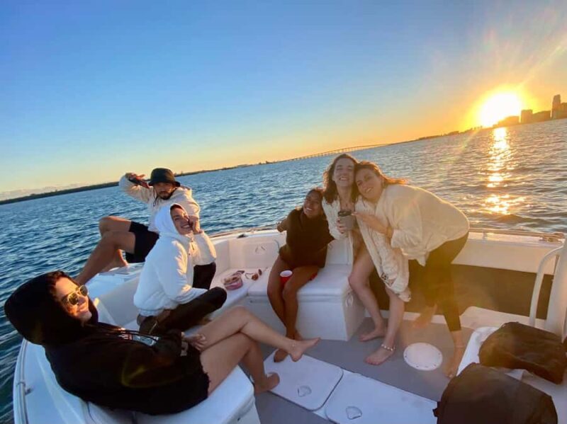 Miami: Private Sunset Boat Tour with Bottle of Champagne - Key Points