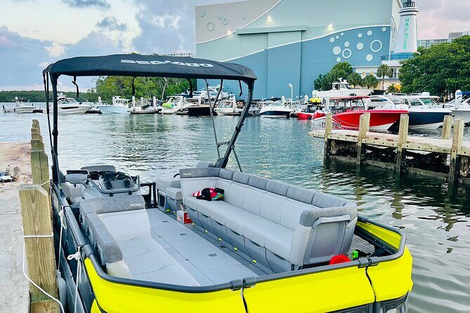 Miami Water Tour with water Activities Included Ocean Playground - Family-Friendly and Suitable for All