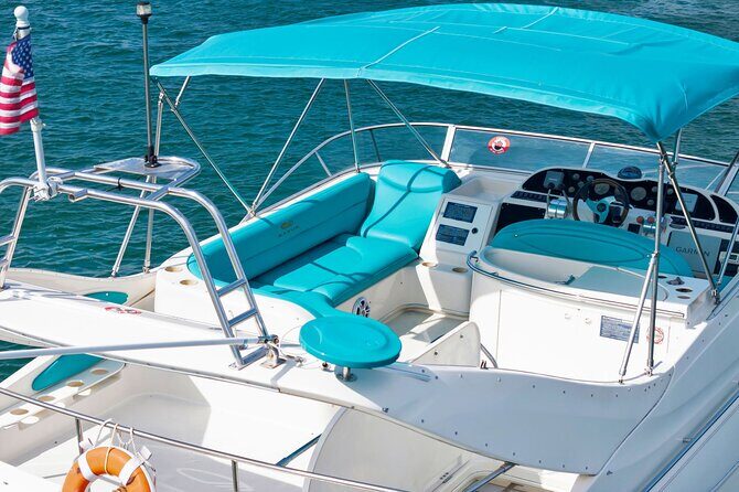 Miami Yacht Charter 50' | 2 Jet Ski Rides | Private Boat Rental - A Well-Balanced Experience for a Fair Price