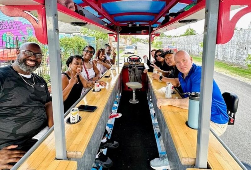 Mid-City Party Bike Bar Crawl - Key Points