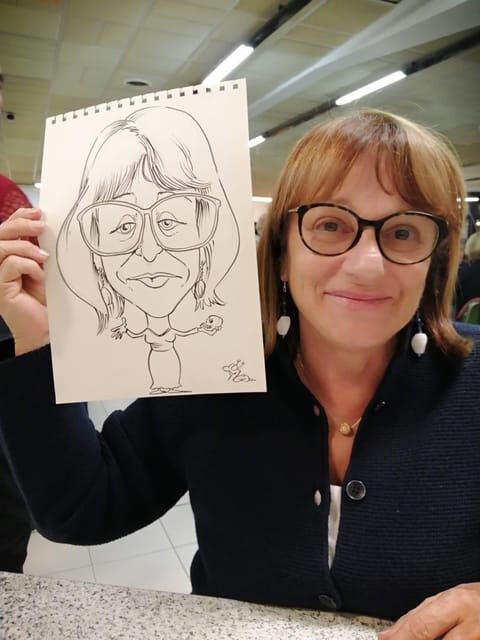 Milan: on the trail of Renzo Tramaglino with caricature to participants - Key Points