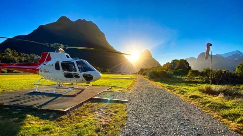 Milford Sound Extended Helicopter Flight & 3 Landings - Key Points