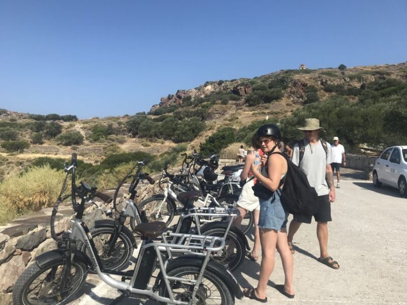 Milos: Half day electric bike tour with Sarakiniko beach - Starting Point: Thalassitra Sailing Travel Agency