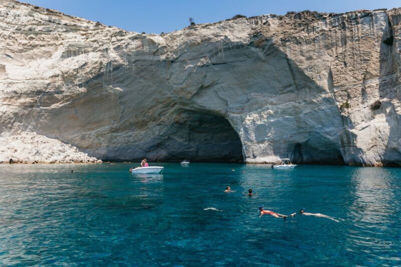 Milos: Kleftiko Cruise with Meal, Drinks and Photos at Sykia - The Sum Up