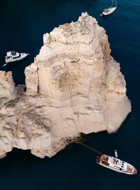 Milos: Private Yacht TourKleftiko Sarakiniko Poliegos - FAQs