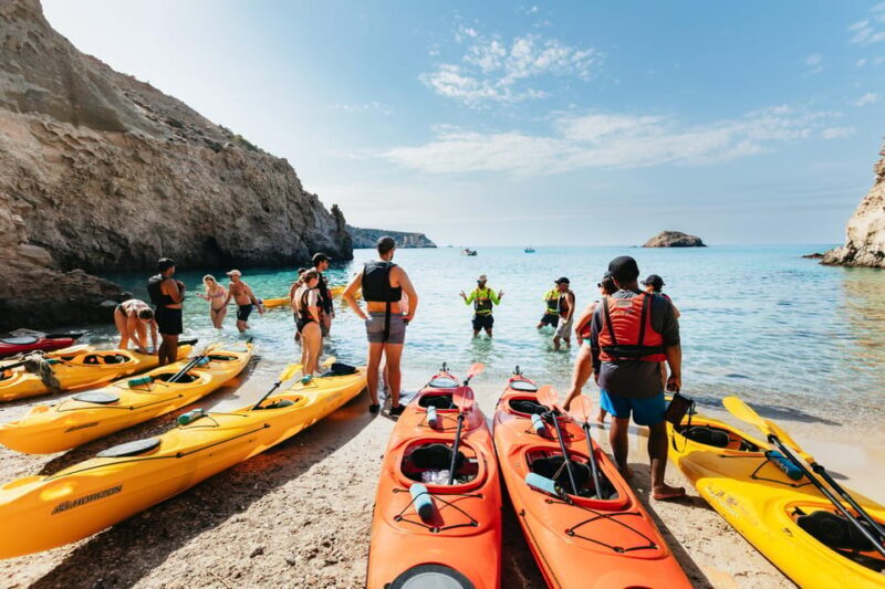 Milos: Tsigrado and Gerakas Beach Kayaking Tour - FAQs
