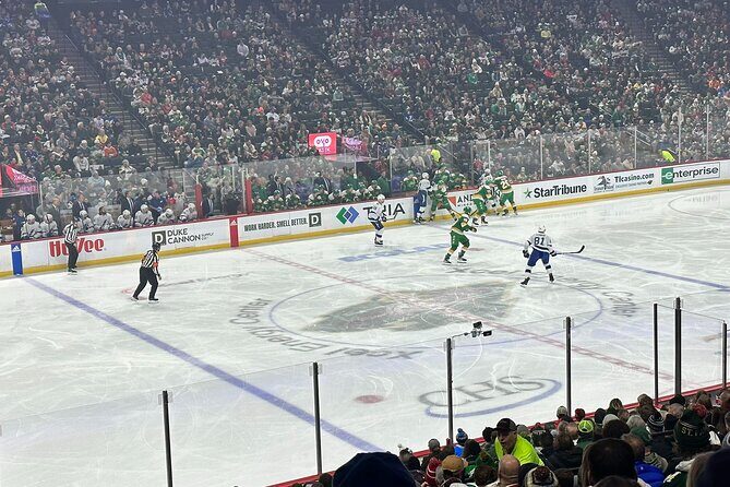 Minnesota Wild Ice Hockey Game Ticket at Xcel Energy Center - Key Points