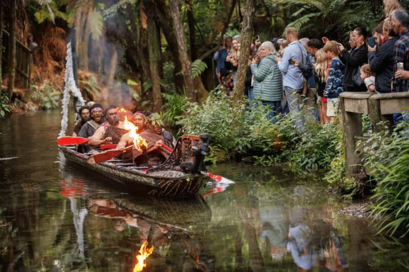 MITAI MAORI VILLAGE Night XP & Polynesian Spa from Auckland - Key Points