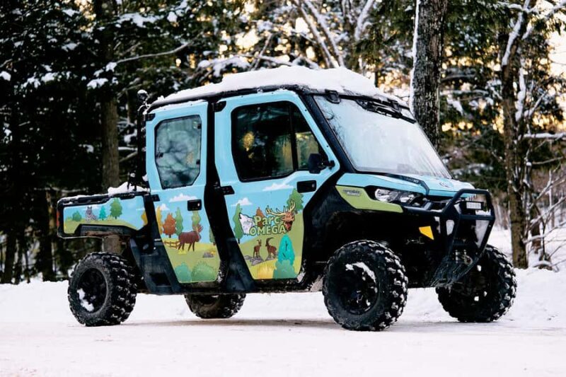Montebello, QC: Parc Omega Guided Animal Feeding in an All-Terrain Vehicle - Authentic Insights from Visitors