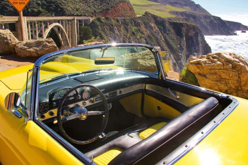 Monterey & Big Sur: 1955 Ford Thunderbird Convertible Rental - Key Points