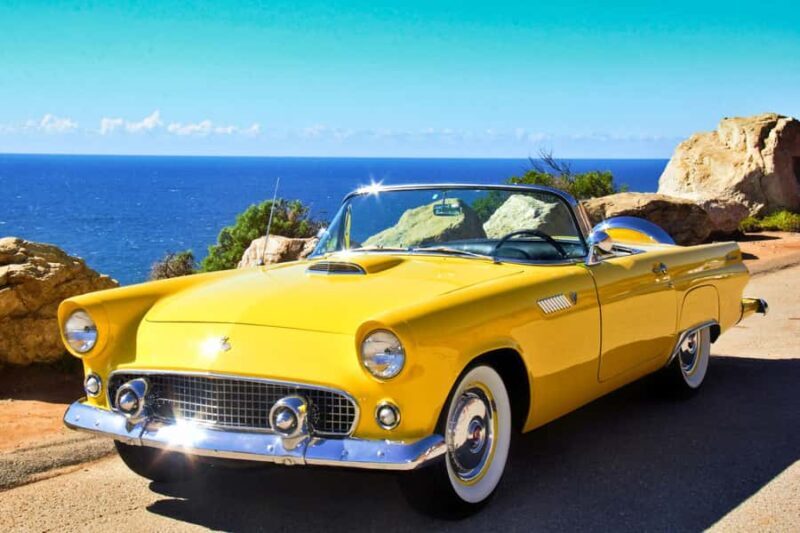 Monterey & Big Sur: 1955 Ford Thunderbird Convertible Rental - A Classic California Coast Drive in a 1955 Ford Thunderbird